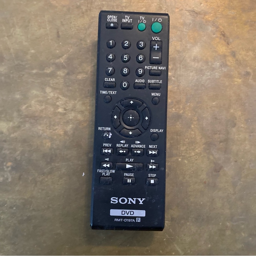 Genuine SONY REMOTE CONTROL RMT-D197A For DVD Players.‎ Tested